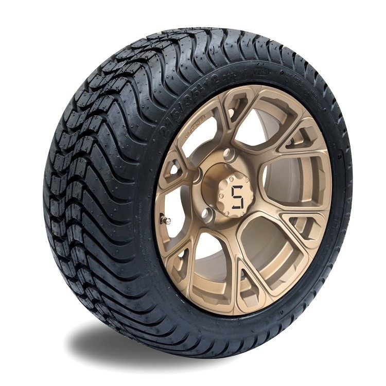 Bộ bánh và lốp xe golf 12 inch Combo 215/35-12 4PLY Đánh giá Đã được DOT phê duyệt
