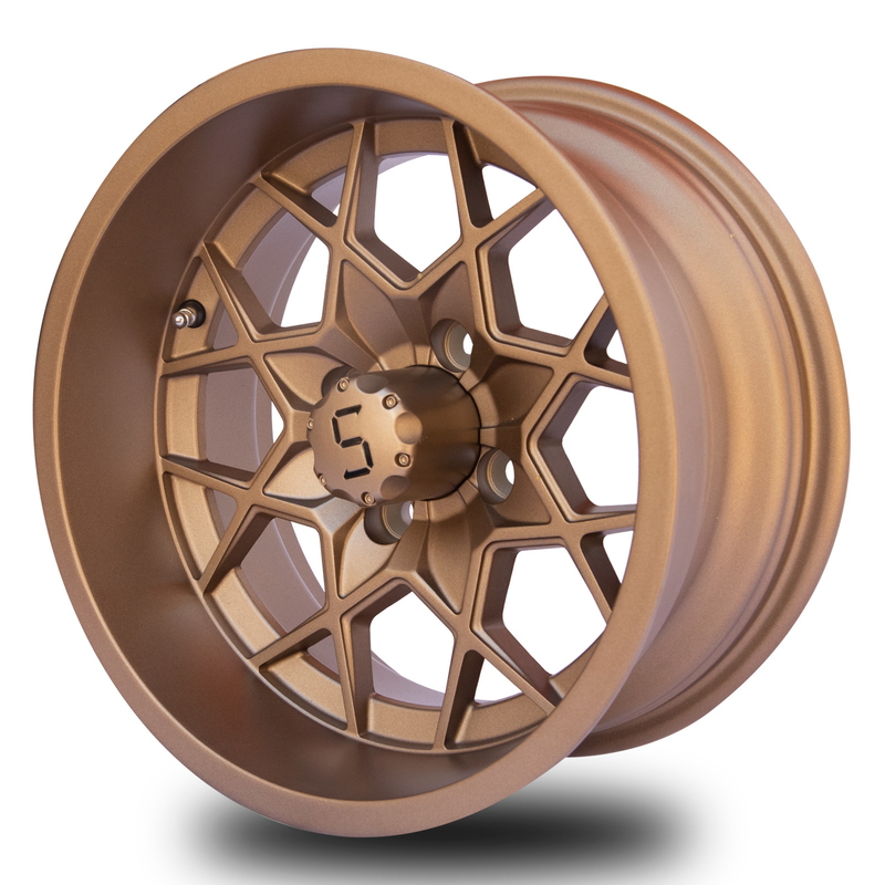 12 / 14 Inch đồng Golf Cart bánh xe nhôm 4X4 Bolt Mô hình -25 ET 101.6 PCD