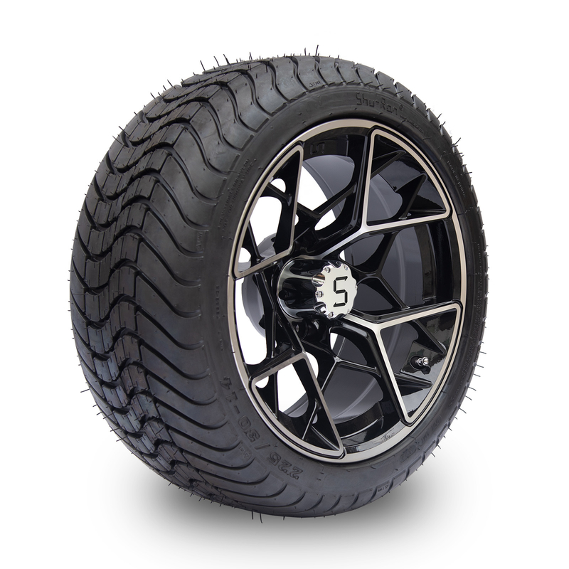 Bánh xe xe golf Shu-Ran và Lốp 225/30-14 13 Kg Đã được DOT phê duyệt