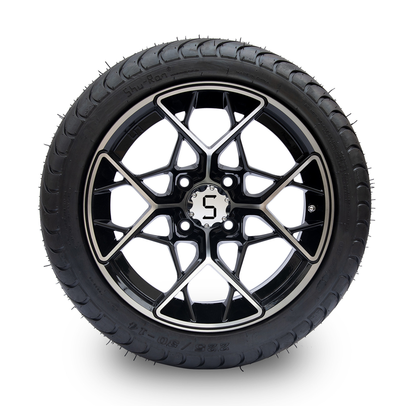 Bánh xe xe golf Shu-Ran và Lốp 225/30-14 13 Kg Đã được DOT phê duyệt