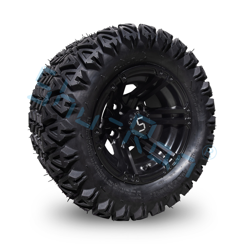 20 * 10-10 tất cả các địa hình xe gôn lốp và bánh xe hợp kim nhôm 10 inch 4 PLY Tubeless