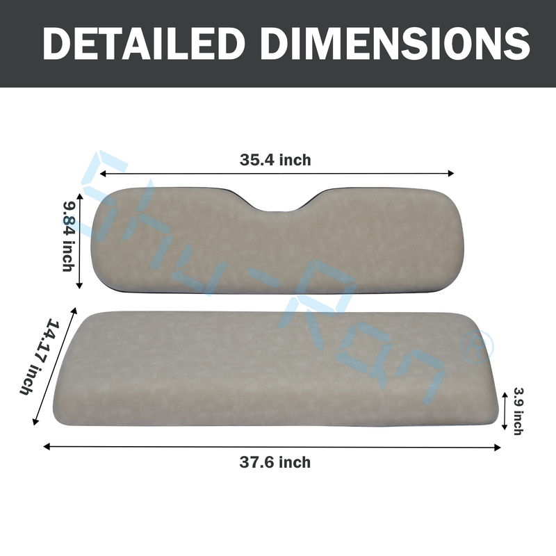 Đệm ghế sau xe golf OEM PU Leather Memory Foam cho EZGO Club Car YMH