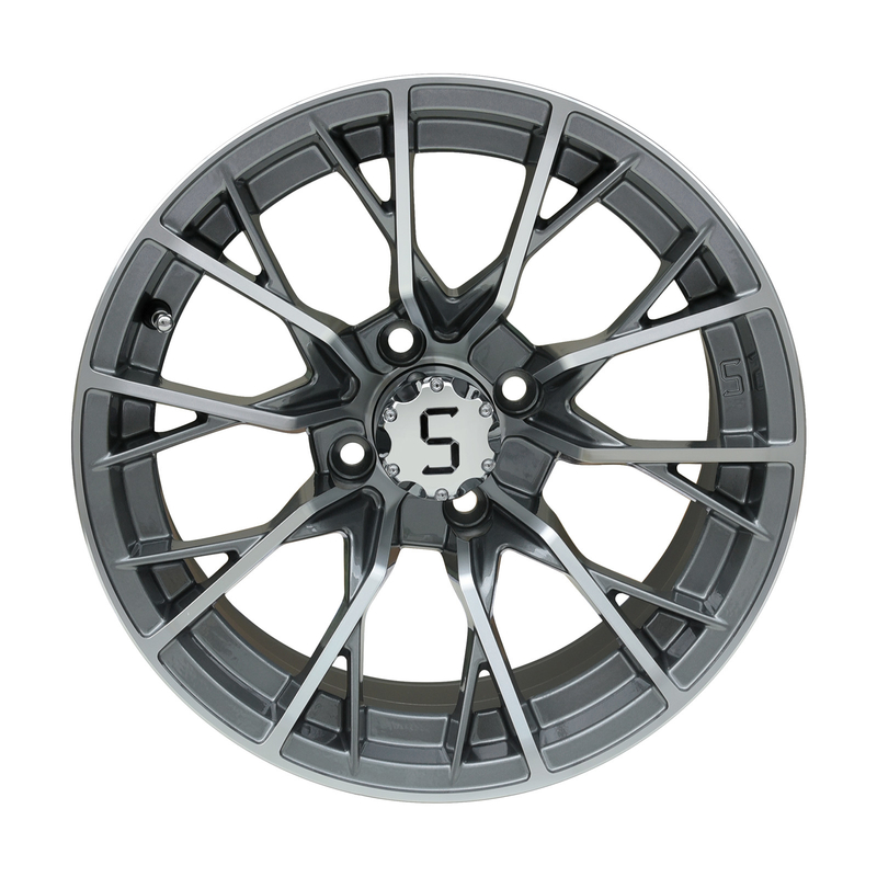 Hàng mới về Vành xe golf 14 inch đã gia công/ Xám nòng súng ET-25 Hỗ trợ tùy chỉnh