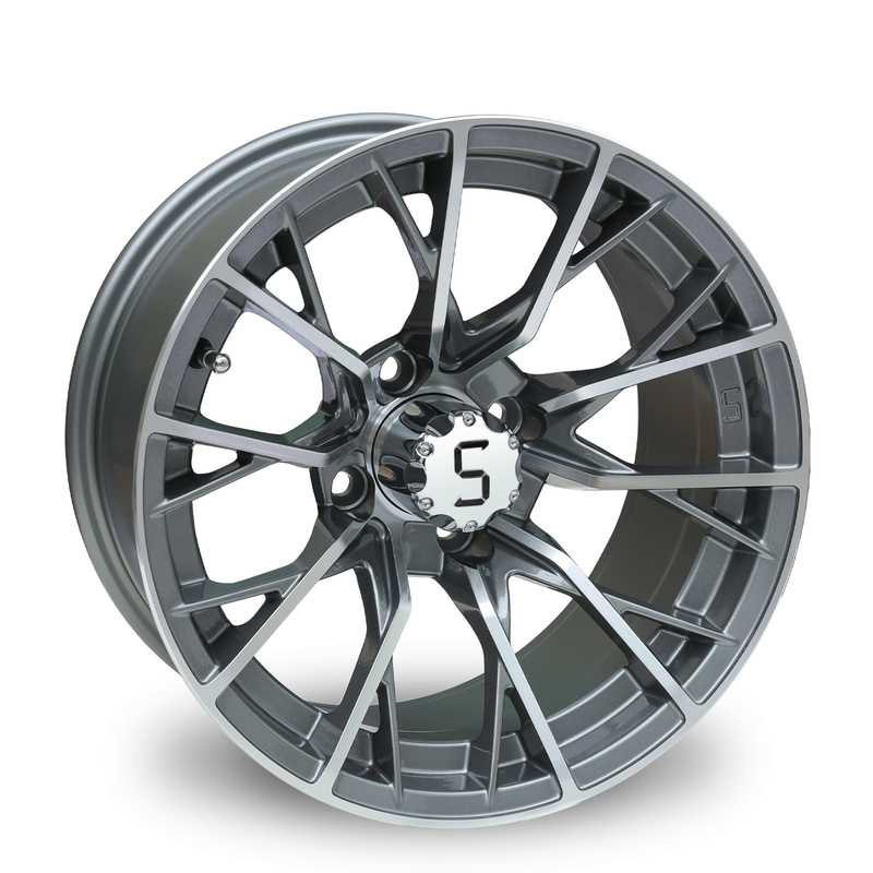 Hàng mới về Vành xe golf 14 inch đã gia công/ Xám nòng súng ET-25 Hỗ trợ tùy chỉnh