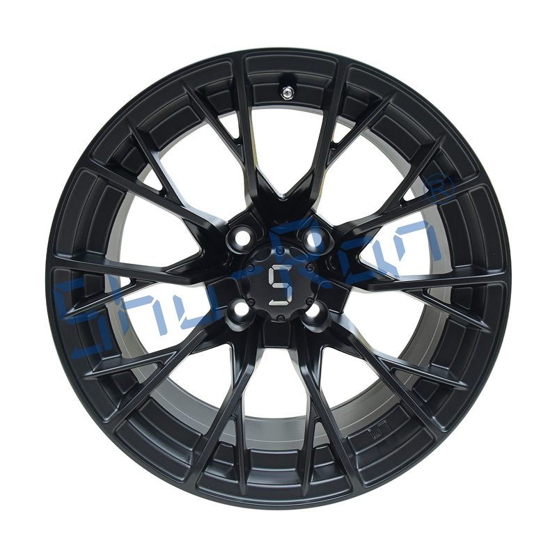 Shuran New 14' Rims Matte Black Aluminum Golf Cart Wheel 14x7 Toàn cầu 4 Bolt Pattern