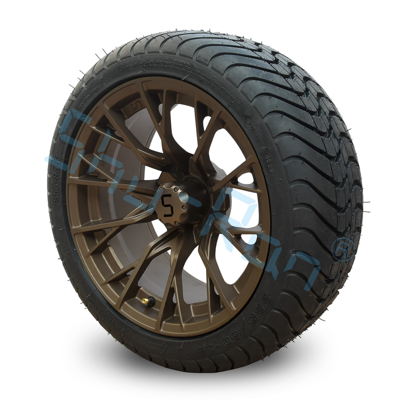 Bánh xe đồng 14'' tùy chỉnh, Lốp xe DOT được phê duyệt trên đường phố 225/30-14 cho Xe golf ATV