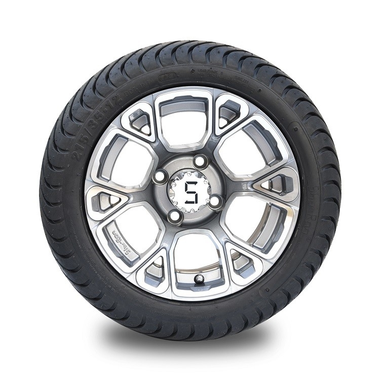 Golf Cart 12' 'Aluminium hợp kim bánh xe và 215/35-12 DOT đường phố lốp lốp lốp lốp lốp lốp lốp lốp lốp lốp lốp lốp lốp