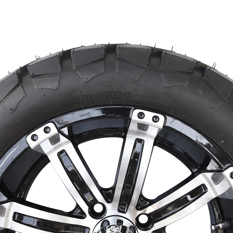 Golf Cart 14' 'Aluminium Wheel và 22x10-14 Tất cả các địa hình DOT Lốp Combo - Máy chế / bóng đen