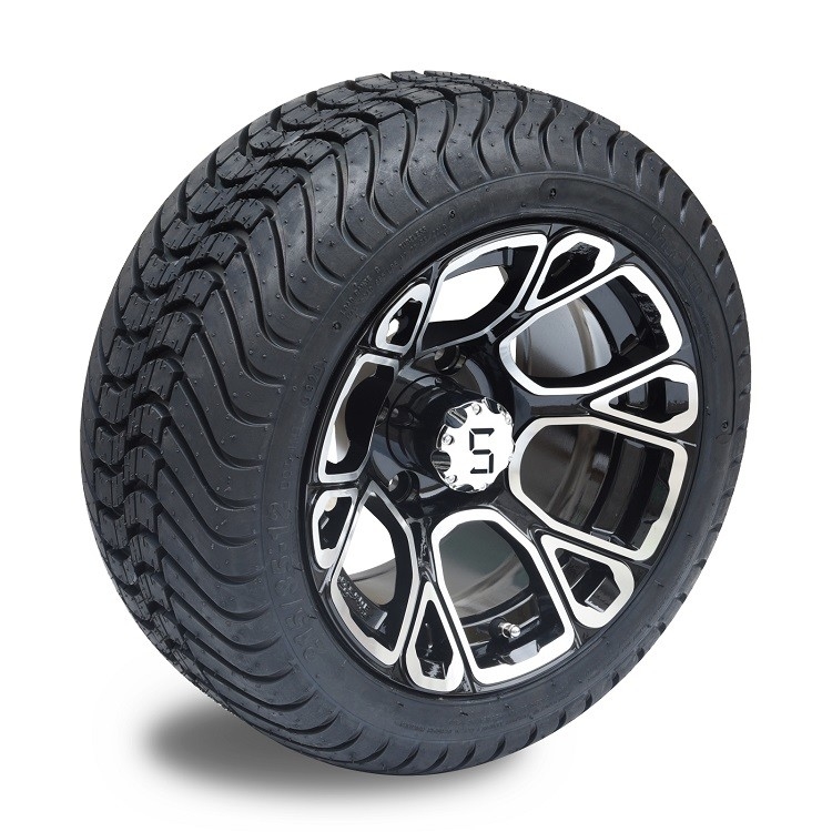 12 '' Máy chế / bóng đen xe gôn và 215/35-12 Low Profile DOT Street Lốp