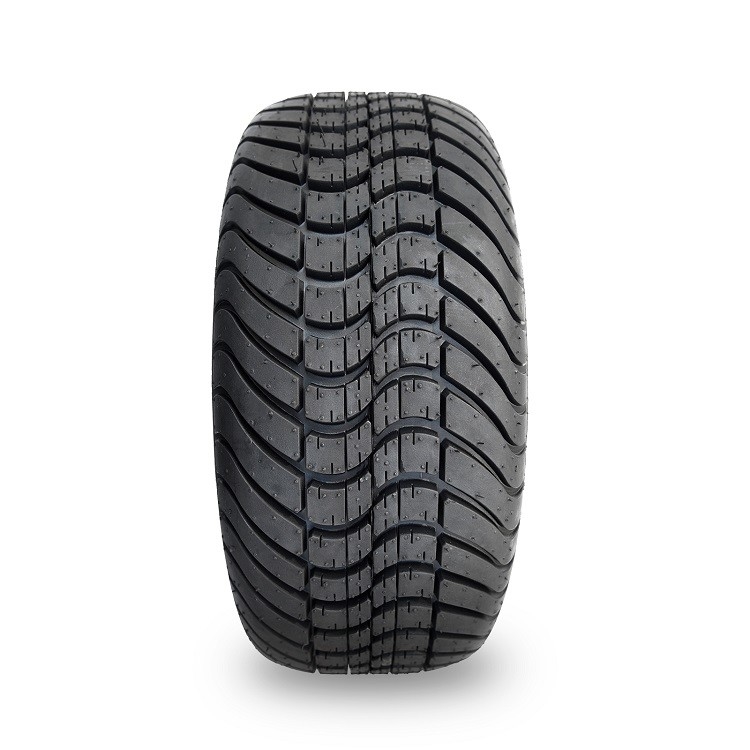 Bánh xe golf cart 12 inch màu đen mờ và lốp đường phố 215/35-12, chuẩn DOT, kiểu bu-lông 4x4