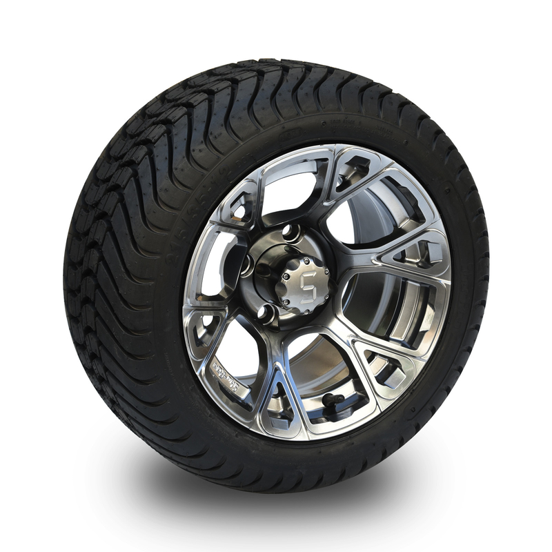Combo lốp xe Golf Cart 215/35-12 và vành 12