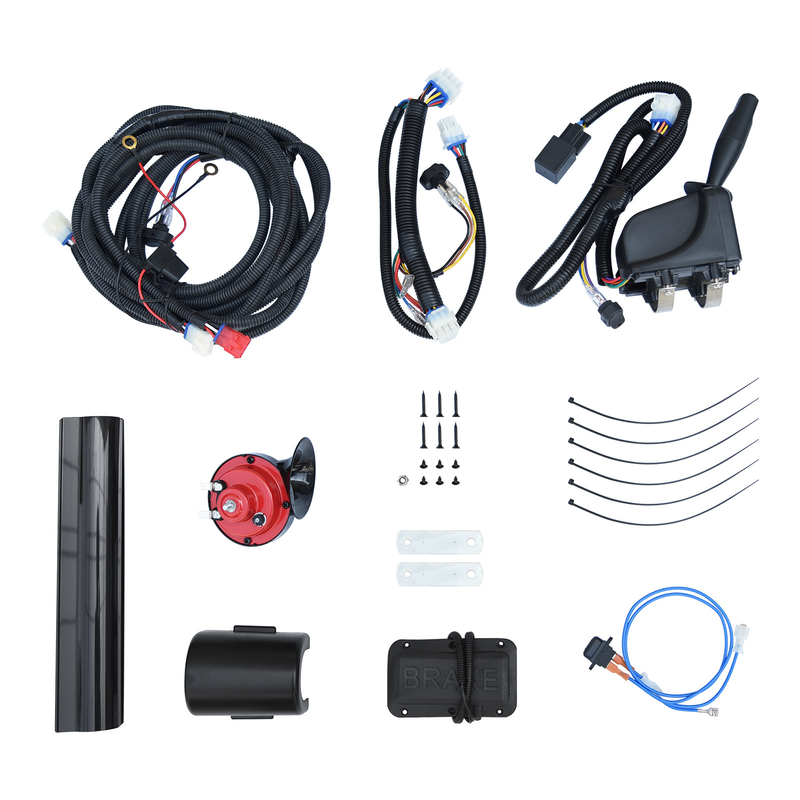 Golf Cart Universal Turn Signal Kit cho LED Light kit 12V với 9-Pin Plug Wiring Harness