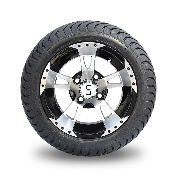 Bộ 4 Bánh Xe Golf Cart 12'' và Lốp Xe Golf Cart Cấu Hình Thấp 215/35-12