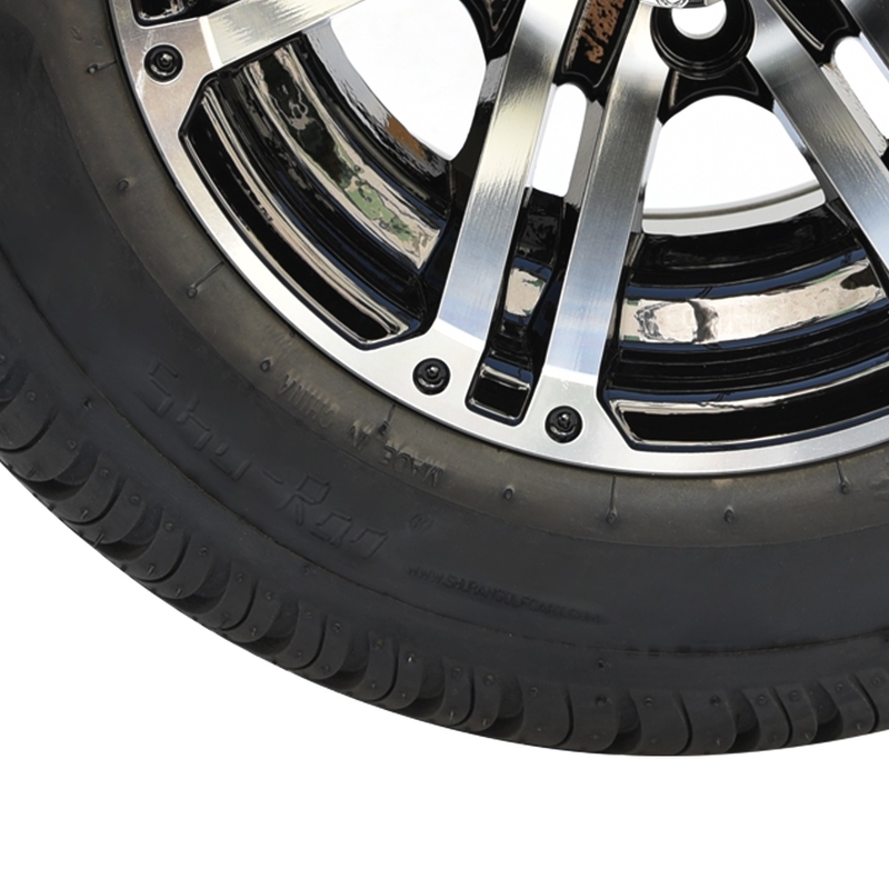10 Inch Golf Cart Wheel Và 205/50-10 DOT Street Lốp Combo -25 Offset 4x4 Bolt (101.6mm)
