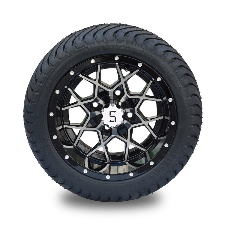 215/35-12 Lốp xe đường phố và 12 inch Golf Cart Rims 4 PLY DOT Đánh giá
