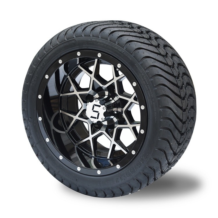 215/35-12 Lốp xe đường phố và 12 inch Golf Cart Rims 4 PLY DOT Đánh giá