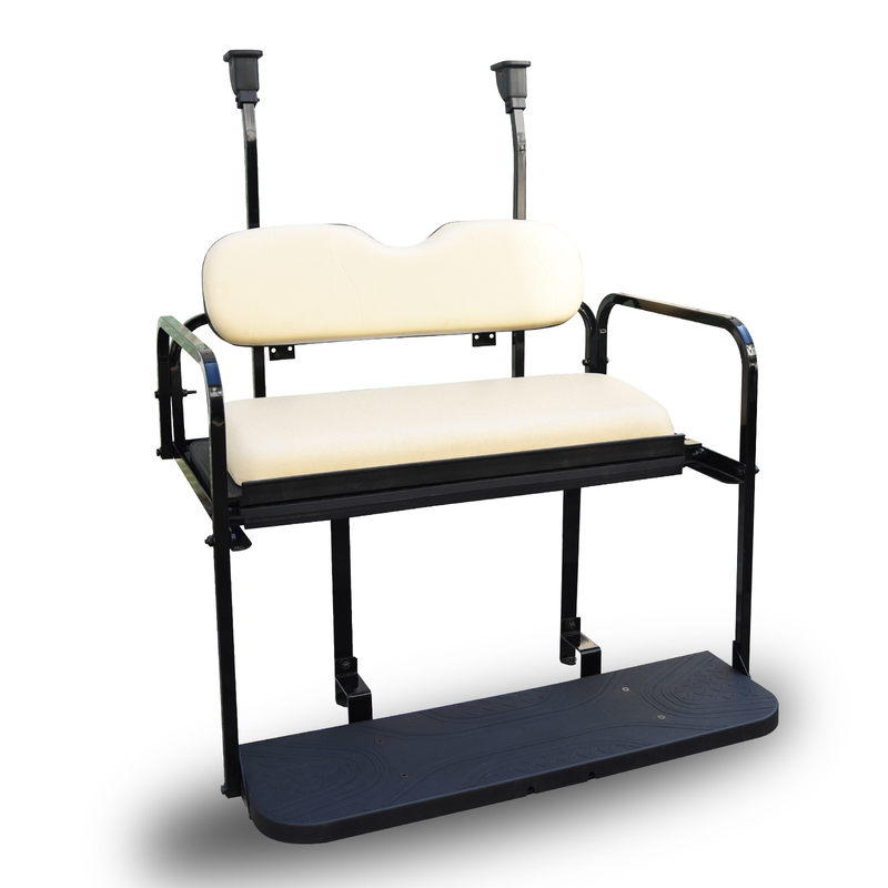 Bộ ghế sau lật 2 trong 1 cho xe golf Club Car Precedent - Màu be