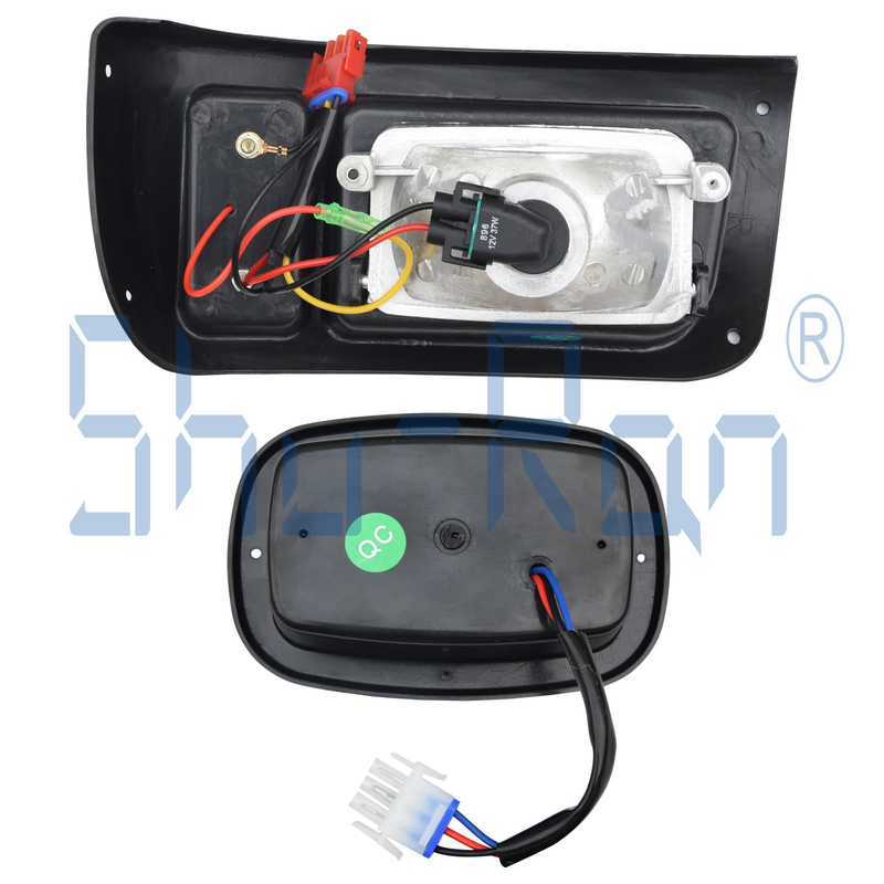 Golf Cart Halogen đèn pha và LED Red Taillight Kit tương thích với Club Car DS