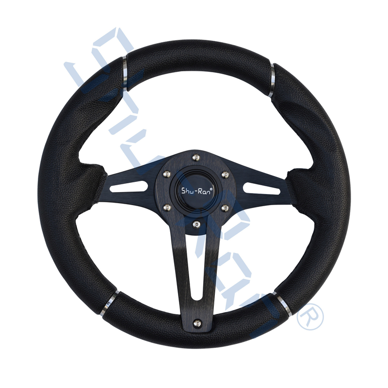 Golf Cart Challenger Black Grip/Black Spokes Lái tay lái cho Club Car, EZGO, và Yamaha