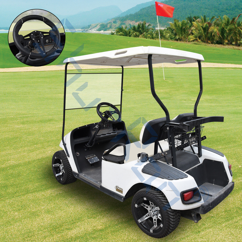Golf Cart Challenger Black Grip/Black Spokes Lái tay lái cho Club Car, EZGO, và Yamaha
