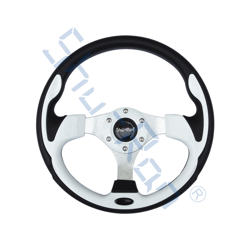 Golf Cart GT Rally Bánh tay lái màu trắng với cầm PU cho Club Car, EZGO và Yamaha