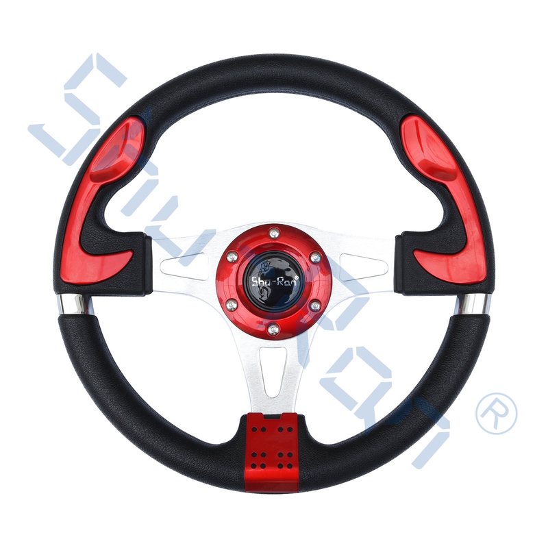 Golf Cart F1 Đỏ tay lái tùy chỉnh cho xe câu lạc bộ, EZGO, và Yamaha