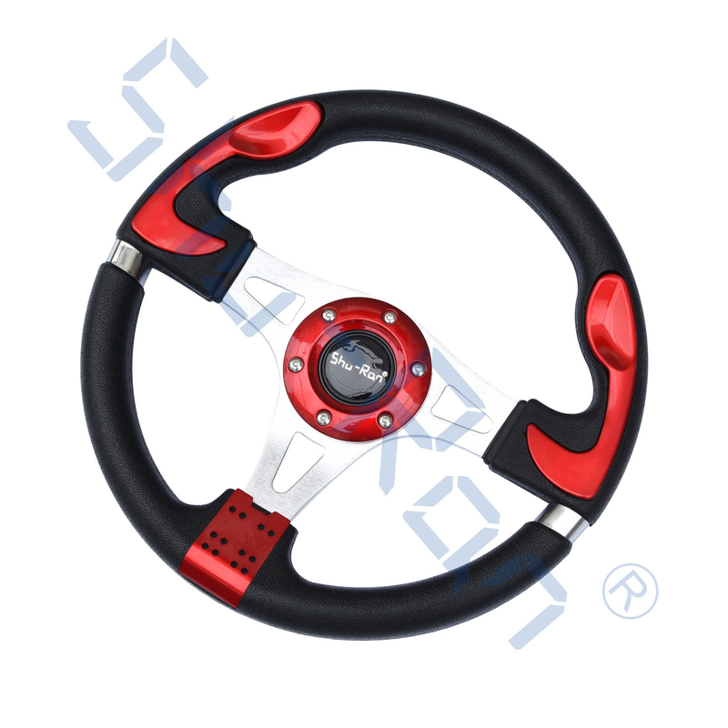 Golf Cart F1 Đỏ tay lái tùy chỉnh cho xe câu lạc bộ, EZGO, và Yamaha