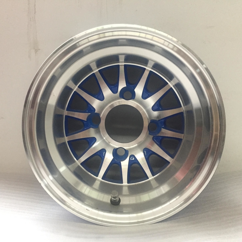 Vành xe golf 10'' và Lốp xe đường phố DOT 205/50-10 - Gia công/Đen bóng