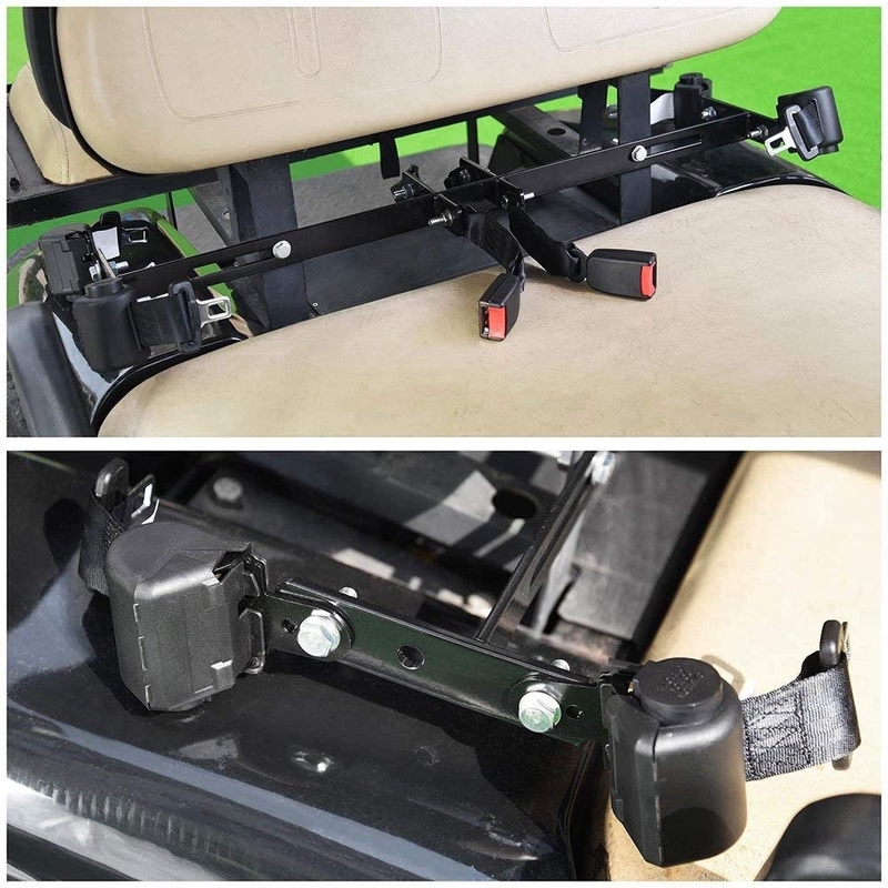 Bộ dụng cụ dây an toàn và giá đỡ có thể thu vào cho xe golf 4 chỗ Universal EZGO TXT Club Car Yamaha