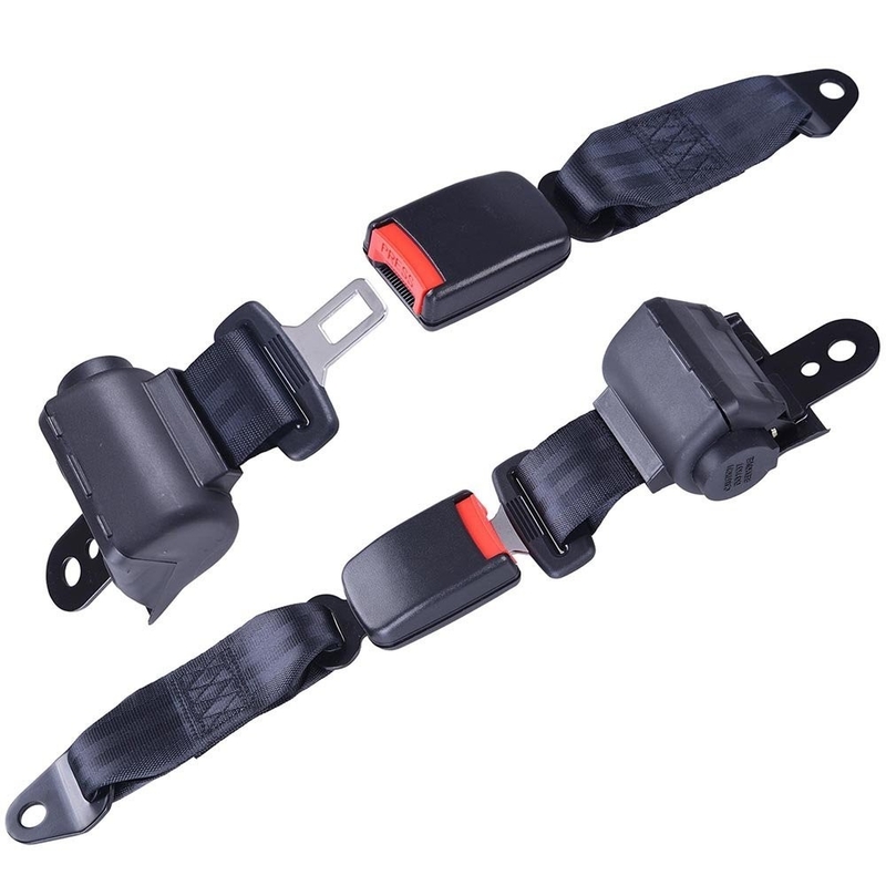 2 Thang xe Golf Universal có thể kéo lại và dây an toàn