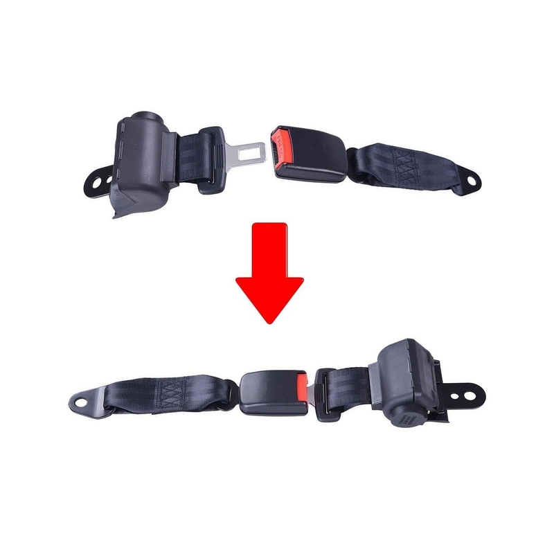 2 Thang xe Golf Universal có thể kéo lại và dây an toàn