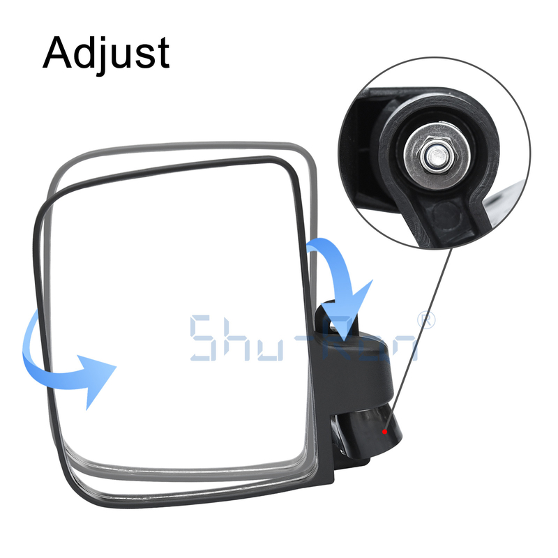 Gương Chiếu Hậu Xe Golf Gập Gọn Bên Hông Dành Cho Club Car EZGO Yamaha